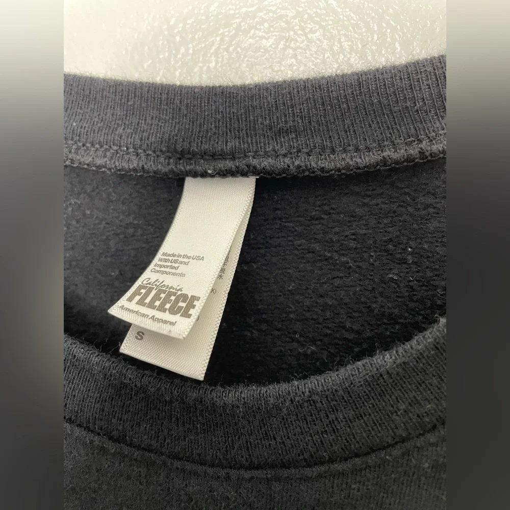 Black American apparel crewneck size small